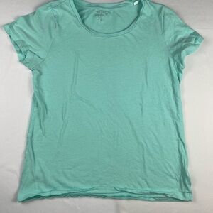 Sonoma Lifestyles - Women’s Short Sleeve Shirt - Medium - Robin Egg Blue